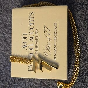 Avon Vintage Gold Pendant Necklace
